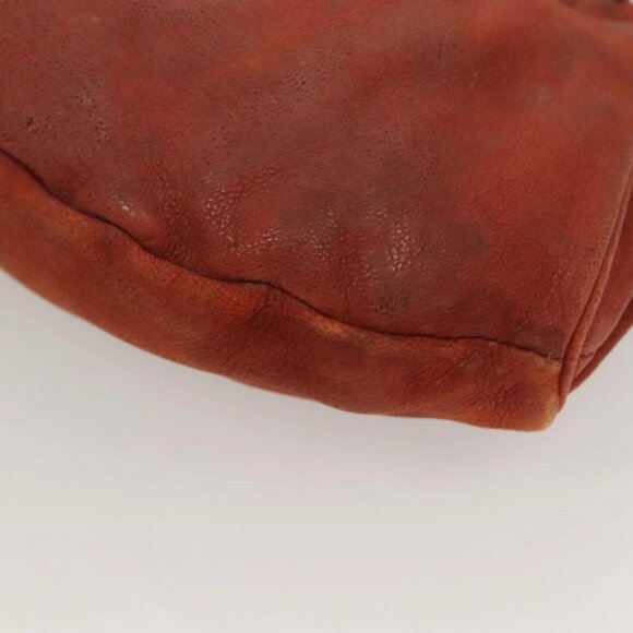 PRADA Shoulder Bag Leather Red Auth KD264 - Picture 9 of 15